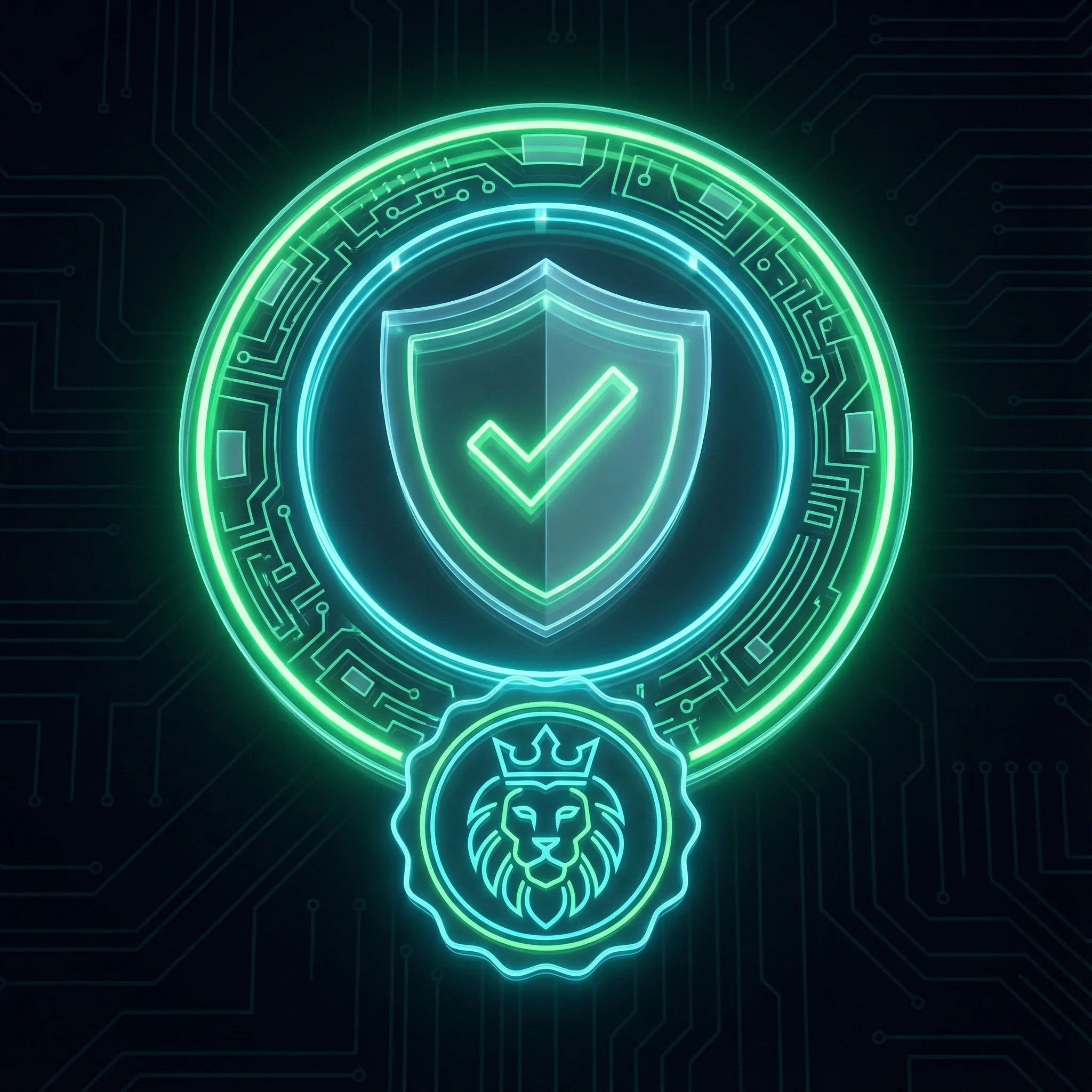 Selo de licença Curaçao eGaming certificando a legalidade do betnacional